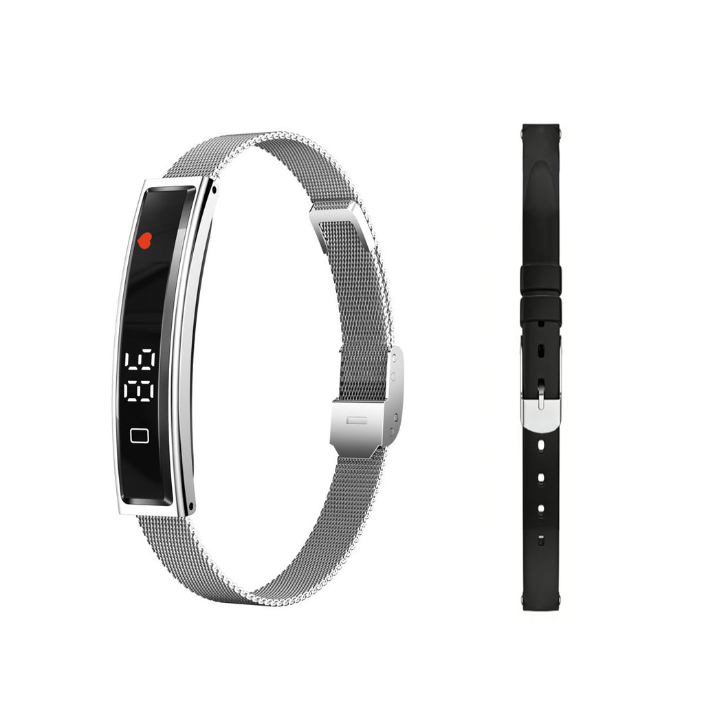 Vitalia PRO Smart Wristband Fitness Trackers With Screen + Extra Band