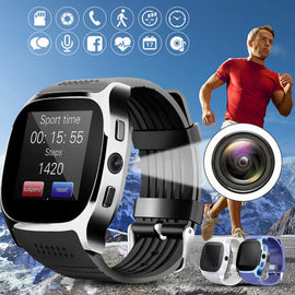 Smart Watch with Camera Touch Screen Bluetooth Smart Watch Support SIM and TF card Camera For Android iPhone